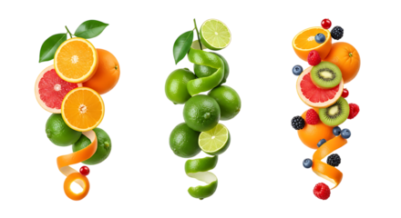 Assorted Citrus Fruits and Berries orange grapefruit