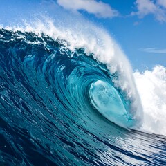 Powerful ocean wave (3)