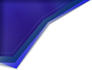 elegant certificate border in blue color theme