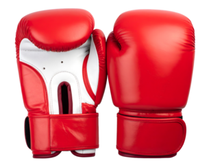 Boxing glove fighter isolated on white background. This has clipping path.

