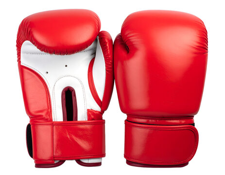 Boxing glove fighter isolated on white background. This has clipping path.

