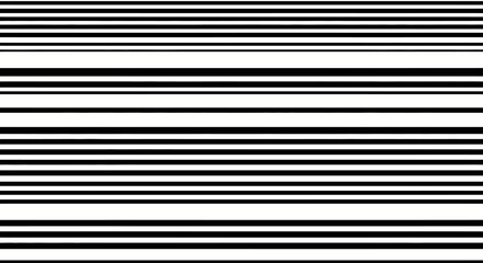 Abstract graphic design with numerous parallel horizontal lines in black and white.