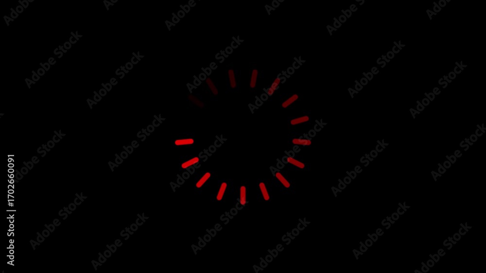 Poster clean loading animation preloader symbol seamless loop with alpha channel transparent background | d