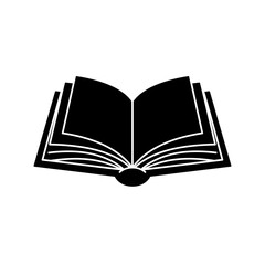 Open Book Icon – Reading Education Knowledge Symbol Vector