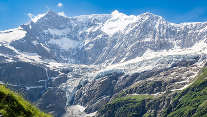 views of Ischmeer glacier, Switzerland