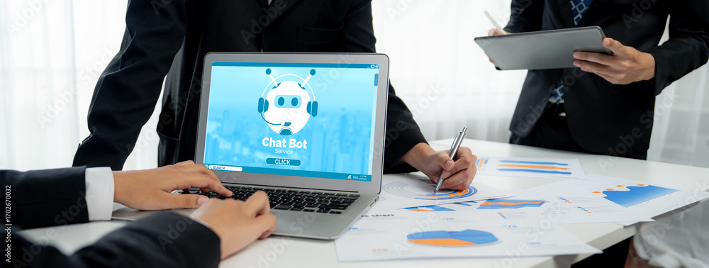 Aufkleber chatbot software application for brisk online business that automatically reply to customer question