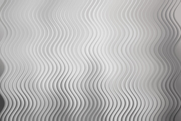 Elegant silver background with smooth wavy lines, creating a sophisticated and flowing texture, ideal for modern designs and artistic presentations