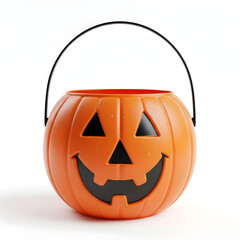 Glowing Jack-o’-Lantern Pumpkin with Classic Carved Face — Halloween Decoration

