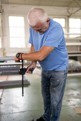 Aluminium and PVC industry worker