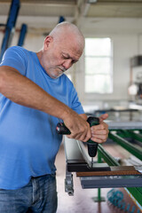 Aluminium and PVC industry worker