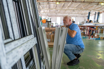Aluminium and PVC industry worker
