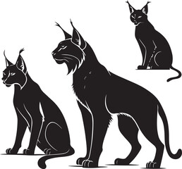 Majestic Wild Lynx Silhouette