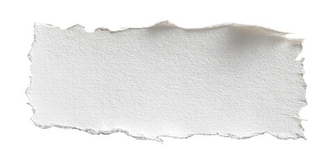 Fototapeta premium Ripped white paper fragment (1)