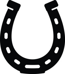 horseshoe vector icon Isolated on White Background