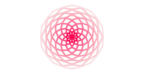 Abstract geometric design featuring interconnected lines radiating from a central point.