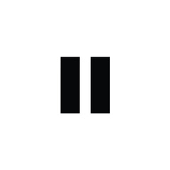 pause button vector icon