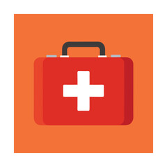 Red first aid box