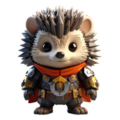 Cute hedgehog character