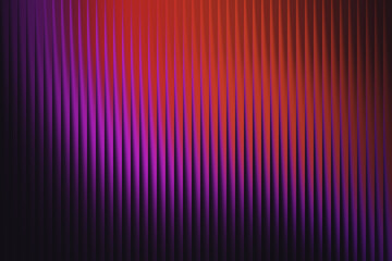 Illustration of vertical ribbed texture with a smooth gradient from purple to red and orange, suitable for backgrounds