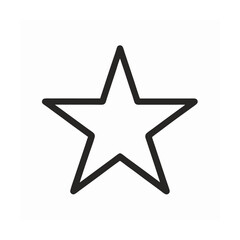 Star outline simple