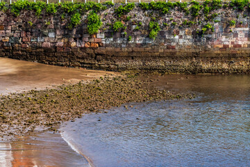 Pueblo de Candas, Asturias, España.