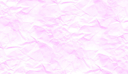 Wrinkled and crumpled pink paper texture with a rough surface creates a vintage design backdrop