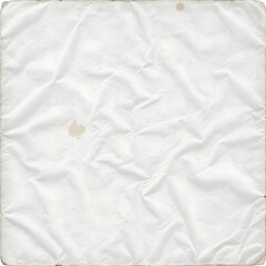 Vintage Wrinkled Paper Texture with Stains