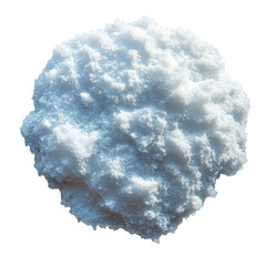 Snow cap isolated on transparent background