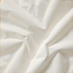 Beige Satin Fabric Wrinkle Texture