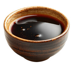 Soy sauce isolated on transparent background
