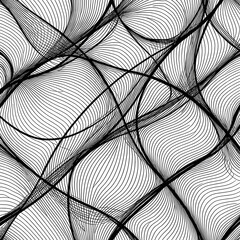 Abstract Black Line Mesh Texture