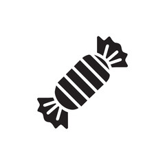 Wrapped Candy Icon – Sweet Chocolate Vector
