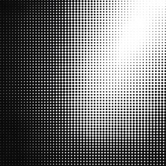 Halftone Dotted Pattern Black White Texture