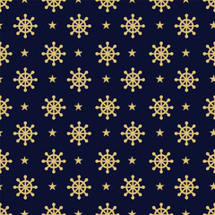 Seamless pattern nautical theme
