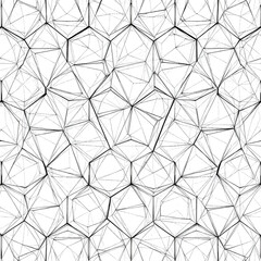 Abstract circular line pattern design