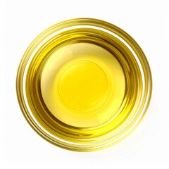 Hazelnut Oil on Isolated White Background – Golden Oil with Buttery Notes and Professional Macro Focus