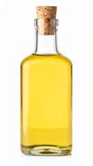 Hazelnut Oil on Isolated White Background – Golden Oil with Buttery Notes and Professional Macro Focus