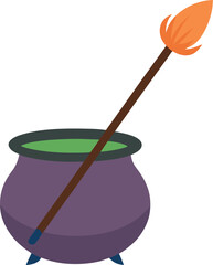 illustration of a bowl with a spoon and fork