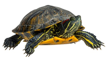Obraz premium Turtle in profile view
