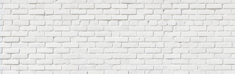 White Brick Wall Texture Background