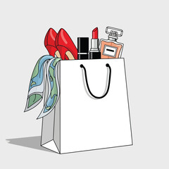 Stylish Shopping Bag Fashion Accessories & Beauty Essentials