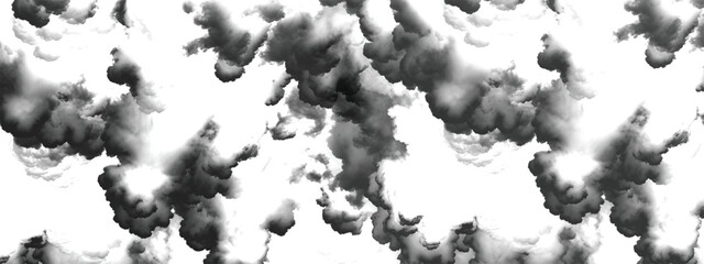 Heavy storm clouds forming a dense atmospheric cover in dark grayscale