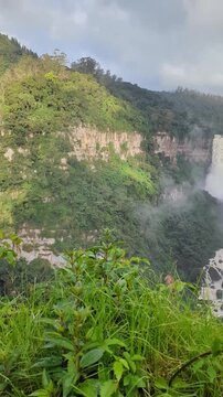 Cascada del salto del Tequendama, en Soacha