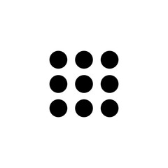 Apps Icon for UX/UI Interfaces  Grid Symbol for Application Access, Tools, and Modules  Scalable Vector for Web, Mobile, and App Design
