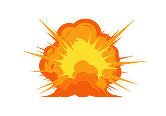 Powerful Explosion Animation Graphic.