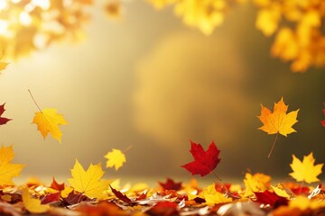 Beautiful Fall Colors and Falling Leaves