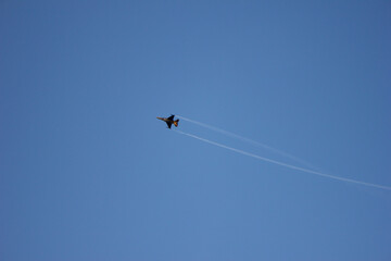Turkish fighter jet Solo Turk flies over Anıtkabir. Ankara, Turkey - August 30, 2025.  April 23, May 19, August 30, October 29, November 10.