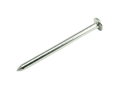 Shiny Metal Nail Isolated on background image isolated on a transparent background