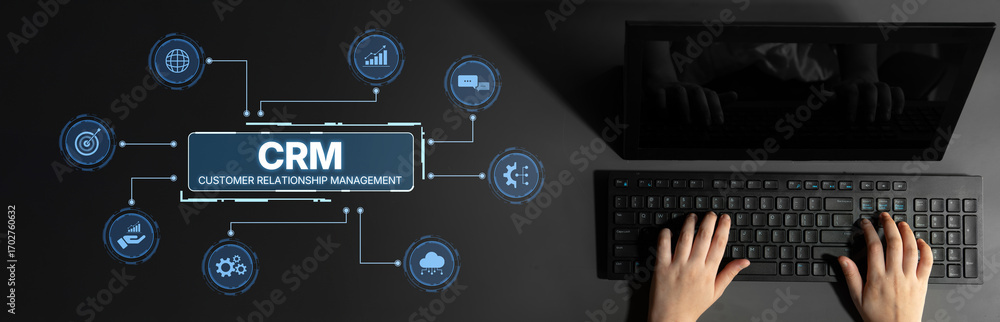 Poster crm platforms improve customer relationships through data analysis, crm communication tools, and aut