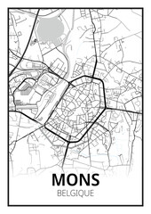 Obraz premium Mons, Belgique